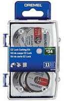 Dremel Accessory Kit 11pc EZ Cutting/Rotary Kit w/ Mandrel EZ728-01 0