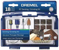 Dremel Accessory Kit 18Pc EZ Sanding/Grinding Kit w/ Mandrel EZ727-01 0
