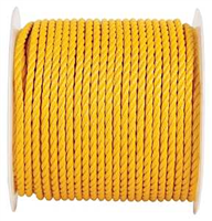 Rope Ft Poly 3/8" Twisted 230Lb WLL 400' Spool (By-the-Foot) 5001245 0