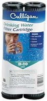 Water Filter Cartridge Carbon Culligan 2Pk D-10A 0