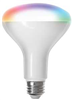 Bulb LED 65-Watt Smart Bulb Wi-Fi Daylight Dimmable E26 Base Feit BR30/RGBW/CA/AG 0