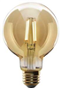 Bulb LED 60 Watt Globe Daylight Amber Dimmable E26 Base Feit G25/VG/LED 0