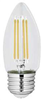 Bulb LED 40-Watt Torpedo Soft White Dimmable E26 Base 2 Pack Feit BPETC40/927CA/FIL 0