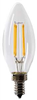 Bulb LED 60-Watt Clear Daylight Dimmable E12 Base 2 Pack Feit BPCTC60950CAFIL/2/RP 0