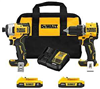 Drill Combo Kit Dewalt 20V Drill/Impact Driver 2.0AH Batteries & Charger Inluded DCK225D2 0