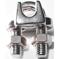 Cable Clip Stainless Steel 1/4"  260S-1/4 0