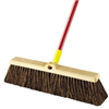 Broom Push w/ Handle 24" Bulldozer Rough Surfaces Quickie 00536 0