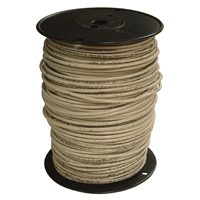 #10 THHN Wire Solid White 500' Spool (By-the-Foot) 0