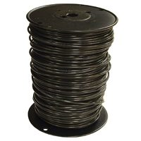 #10 THHN Wire Solid Black 500' Spool (By-the-Foot) 0
