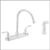 Faucet Banner Kitchen 2 Handle Brushed Nickel w/ Spray High Arch T262-Bn 0