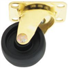 Floor Care Caster Black/Brass Swivel 1-1/4" Jcb02 -Ps 0