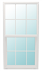 Window White 2/8X5/0 100 Series 6/6 Single Hung Low E No Screen 0