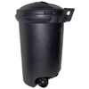 Trash Can 32Gal Plastic Ti00019 W/Snap Lid W/Lock Lid  2894 EGRN 0