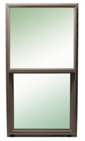 Window Bronze 2/8X4/0 100 Series 1/1 Single Hung Low E No Screen 0