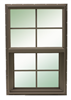 Window Bronze 2 0X3 0 100 4/4 Single Hung Low E No Screen 0