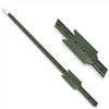 T-Post 6-1/2' Heavy Duty Steel Green USA 1.33 lb/ft (5 Clips Per Post) 0