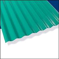 Corrugated Roofing Palruf 8' Green PVC 101479 0