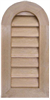 Wood Louver Vent 24"X30" Tombstone Pine 0