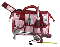 Tool Set*S*7Pc Pink W/Bag 6709D 0