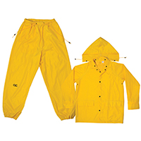 Rainsuit Large Yellow Pvc 3Pc R102L 0