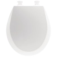 Toilet Seat White Round 44EC-000 Wood 44Eca-000 0