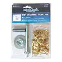 Grommet Tool Kit 1/2" Brass Plated 30 Pc 0
