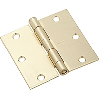 Hinges Butt Square       3" Brass N830-232 0