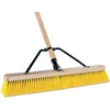 Broom Push w/ Handle 24" Jobsite W/Bracket Indoor/Outdoor Surfaces Quickie 00857Sus 0