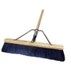 Broom Push w/ Handle 24" S Jobsite W/Bracket Multi Surfaces Super Stiff Quickie 00869 0