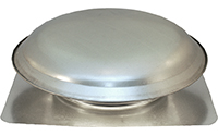 Hip Roof Vent Gray Round Static VX25/97691 0