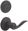 Deadbolt & Lockset Kwikset Tustin Venetian Bronze Lever & Single Cylinder Deadbolt Smart Key 991Tnl11P 0