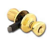 Mobile Home Lockset Kwikset Privacy Knob Polished Brass 300M3Cp7 0