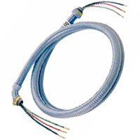 1/2" X 6' Nonmetallic Cable Whip W126NMP 0