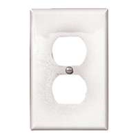 Wall Plate Mid Size Outlet White Pj8W 0