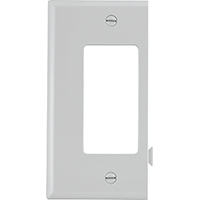 Wall Plate Mid Size Section End Gfi White ste26w 0