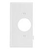 Wall Plate Mid Size Section End 1Rc White ste7w 0