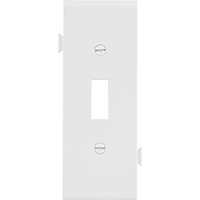 Wall Plate Mid Size Section Center 1 gang White stc1w 0