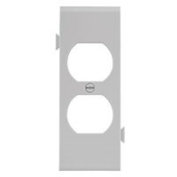 Wall Plate Mid Size Section Center Duplex White stcc8w 0