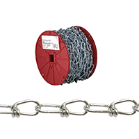 Chain Ft Double Loop #1 155Lb WLL 250' Spool (By-the-Foot) 072-0127N 0