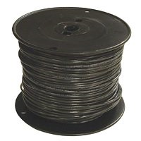 #12 THHN Wire Solid Black 500' Spool (By-the-Foot) 0
