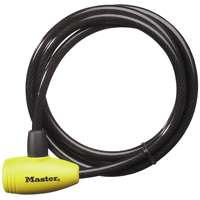 Padlock Cable Master 6' Bike 8154Dpf 0