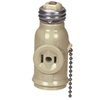 Socket Adapter Ivory w/ Pullchain Bp718V/718V-Box 0