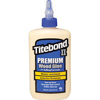 Adhesive Wood Glue Titebond II 8Oz 500-3 0