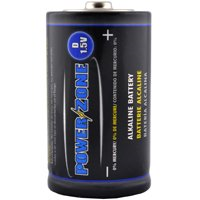 Battery Powerzone D Alkaline 4Pk LR20-4P-DB 0
