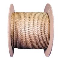 Rope Ft Unmanilla 1/2" Twisted 250Lb WLL 300' Spool (By-the-Foot) 14195 0