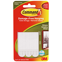Command Strips Medium Picture Hanging Strip 17201 0