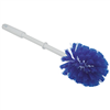Brush Toilet Bowl European Style Comfort-Grip White Polyfiber Blue/White Bristle Quickie 304 0