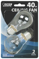 Bulb LED 40-Watt Dimmable Clear E26 Base 2 Pack Feit BP40A15/CL/CF 0