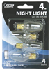 4-Watt *D*Dimmable C7 Candelabra Base Clear Incandescent Nightlight Bulb (4Pk) BP4C7/4 0