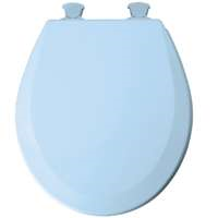 Toilet Seat Blue Round 41EC 034 Wood 46Ecdg 034 0